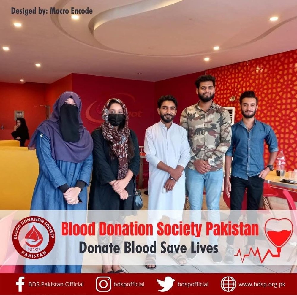 BDSP volunteers at a donation drive