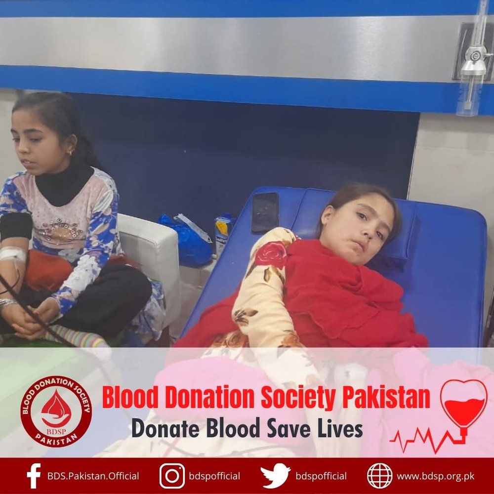 Young patients receiving transfusions made possible by donors